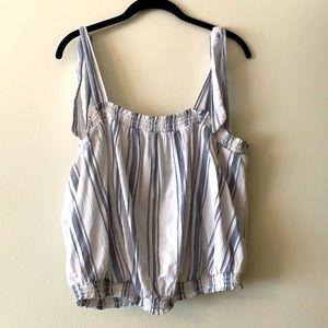 UNIVERSAL THREAD STRIPED CROPPED TANK TOP SZ XXL